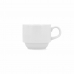 Koppar Bidasoa Glacial Kaffe/ Café Keramik Vit 180 ml (6 antal)