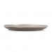 Flat Plate Bidasoa Gio Occasional Grey Ceramic 26,5 cm (4 Units)