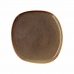 Plakans trauks Bidasoa Ikonic Brūns Keramika 26,5 x 25,7 x 1,5 cm (4 gb.) (Pack 4x)