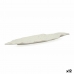 Flad Plade Bidasoa Ikonic Grå Plastik Melamin 25 x 6,8 x 1,5 cm (12 enheder) (Pack 12x)