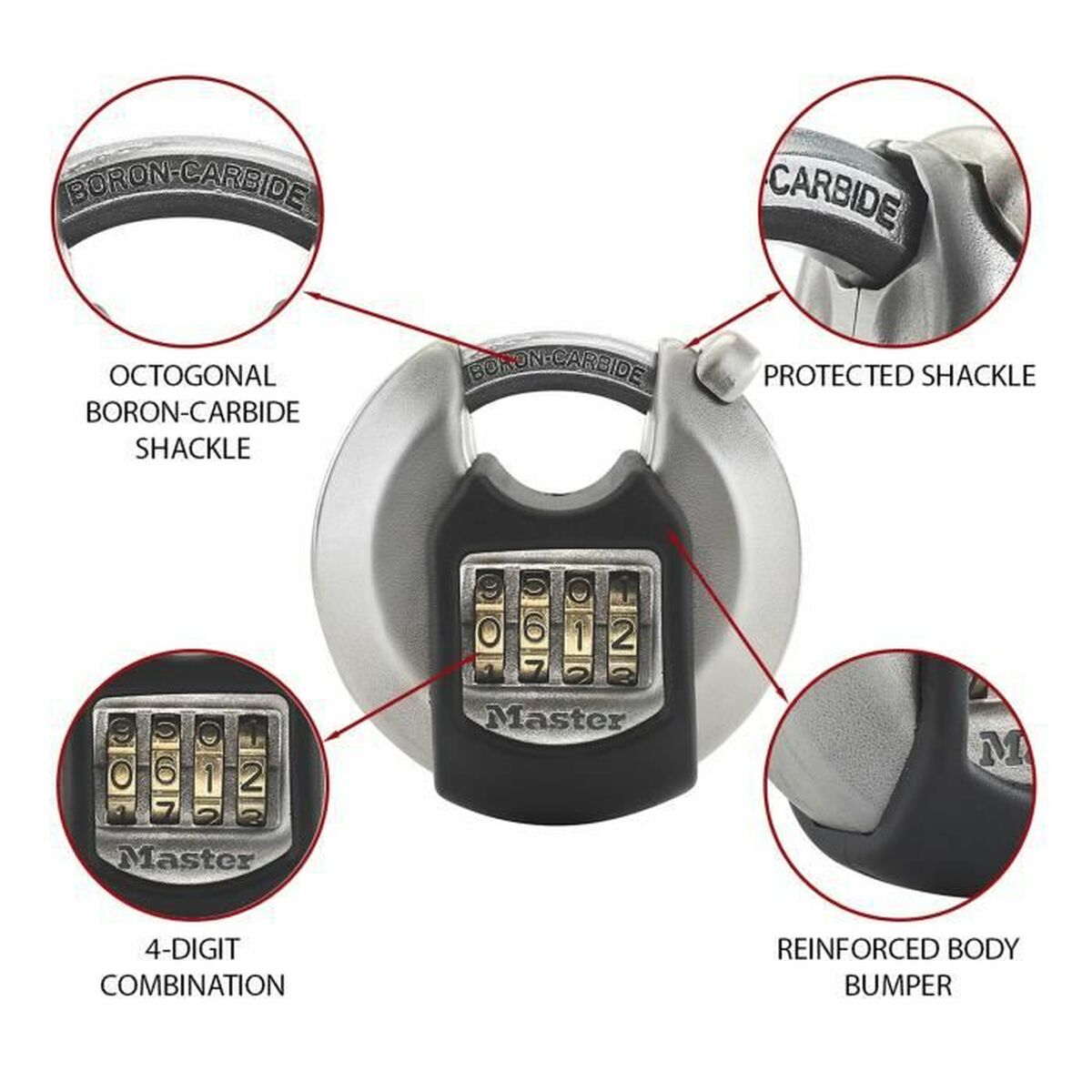 Lacăt cu cifru Master Lock