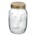 Glazen pot Bormioli 365160MDE121990 Transparant Glas 1 L Hermetisch (1000 cc)