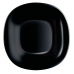 Dessertbord Luminarc Carine Negro Zwart Glas 19 cm (24 Stuks)