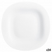 Flat plate Luminarc Carine White Glass (Ø 26 cm) (24 Units)
