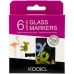 Identificatoren voor glazen Koala Eco Friendly Vlinderdas Multicolour Plastic 3 x 1,8 x 2 cm