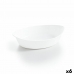 Serviravimo Lėkštė Luminarc Smart Cuisine Ovalus Balta stiklas 25 x 15 cm (6 vnt.)