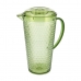 Jar with Lid and Dosage Dispenser Quid Viba Green Plastic (2,4 L)