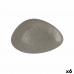 Plakans šķīvis Ariane Oxide U obliku trokuta Keramika Siva (Ø 29 cm) (6 kom.)