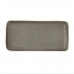 Tácka na chuťovky Bidasoa Gio Obdĺžnikový Sivá 28 x 14 cm Keramický (4 kusov)