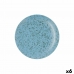 Prato de Jantar Ariane Oxide Azul Cerâmica Ø 24 cm (6 Unidades)