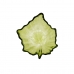 Поднос за аперитиви Quid Лист Зелен Cтъкло (10,5 x 10,5 x 4 cm) (Pack 6x)