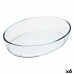 Oven Dish Pyrex Classic Oval 35 x 24 x 7 cm Transparent Glass (6 Units)