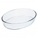 Ovnskål Pyrex Classic Vidrio Gjennomsiktig Glass Oval 35 x 24 x 7 cm (6 enheter)