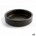 Crăticioară Quid Negru Ceramică (Ø 18 cm) (12 Unități)