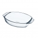 Kemencés ételeknek való tartó Pyrex Irresistible Átlátszó Üveg Ovalada 35,1 x 24,1 x 6,9 cm (6 egység)