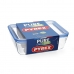 Hermetic Lunch Box Pyrex Pure Glass Transparent Glass (2,6 L) (4 Units)