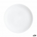Πιάτο για Επιδόρπιο Luminarc Pampille Λευκό Γυαλί (19 cm) (24 Μονάδες)