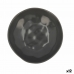 Farfurie Adâncă Bidasoa Cosmos Ceramică Negru (22 cm) (12 Unități)