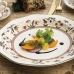 Serving Platter Queen´s By Churchill Assam Circular White Ceramic China crockery (3 Units)
