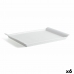 Serveringsfat Quid Gastro Fresh Rektangulær Keramikk Hvit (36 x 25 cm) (6 enheter)
