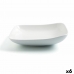 Dziļais šķīvis Ariane Vital Kvadrāta Keramika Balts (Ø 21 cm) (6 gb.)