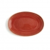 Serving Platter Ariane Terra Oval Ceramic Red (Ø 32 cm) (6 Units)