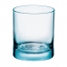 Sett med glass Bormioli Rocco Iride Blå 3 enheter Glass 255 ml