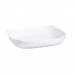 Servírovací podnos Luminarc Smart Cuisine Obdélníkový Bílý Sklo 33 x 27 cm (6 kusů)