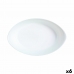 Servírovací podnos Luminarc Smart Cuisine Ovál Bílý Sklo 21 x 13 cm (6 kusů)