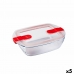 Ερμητικό Κουτί Γεύματος Pyrex Cook&heat 1,1 L 24 x 15,5 x 7 cm Διαφανές Γυαλί (5 Μονάδες)