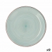 Flat plate Quid Vita Aqua Turquoise Ceramic Ø 27 cm (12 Units)