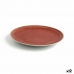 Plochý tanier Ariane Terra Červená Keramický Ø 21 cm (12 kusov)