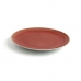 Plochý tanier Ariane Terra Červená Keramický Ø 21 cm (12 kusov)