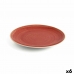 Płaski Talerz Ariane Terra Czerwony Ceramika (6 Sztuk)