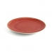 Płaski Talerz Ariane Terra Czerwony Ceramika (6 Sztuk)