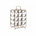 Bottle rack DKD Home Decor 37 x 23,5 x 54 cm Metal Copper Polyurethane