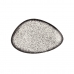 Platt skål Ariane Rock Triangulär Svart Keramik Ø 29 cm (6 antal)