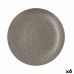 Prato de Jantar Ariane Oxide Cinzento Cerâmica Ø 31 cm (6 Unidades)