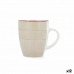 Cup Quid Vita Morning Breakfast Ceramic Beige 350 ml (12 Units)