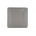 Flat Plate Bidasoa Gio Grey Plastic 21,5 x 21,5 cm (12 Units)