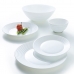 Salad Bowl Luminarc Harena White Glass (Ø 27,3 cm) (6 Units)