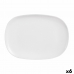 Serving Platter Luminarc Sweet Line Rectangular White Glass 35 x 24 cm (6 Units)