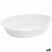 Поднос за сервиране Luminarc Smart Cuisine Овал 32 x 20 cm Бял Cтъкло (6 броя)