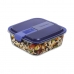 Fiambrera Hermética Luminarc Easy Box Azul Vidrio (6 Unidades) (1,22 L)