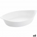 Kochschüssel Luminarc Smart Cuisine Oval Weiß Glas 6 Stück 38 x 22 cm