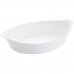 Teglia da Cucina Luminarc Smart Cuisine Ovale Bianco Vetro 6 Unità 38 x 22 cm