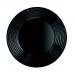 Lapos Tányér Luminarc Harena Negro Fekete Üveg 25 cm (24 egység)
