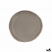 Плоская тарелка Bidasoa Gio Неправильный 20 cm Керамика Серый (6 штук)