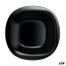 Плоска чиния Luminarc Carine Negro Черен Cтъкло Ø 26 cm (24 броя)