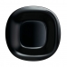 Плоская тарелка Luminarc Carine Чёрный Cтекло (Ø 26 cm) (24 штук)